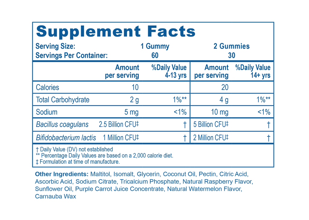 ﻿Children's Probiotic Gummies (60 ct)﻿